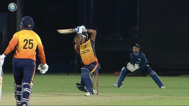 SMAT 2023: Hat-trick of 4s: Amandeep takes the attack to Mohit Sharma