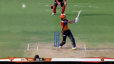 M11: SRH vs RCB –  Jonny Bairstow Six