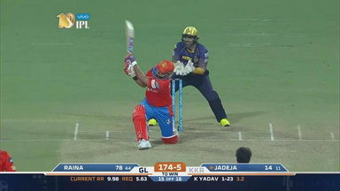 M23: KKR vs GL – Suresh Raina Six