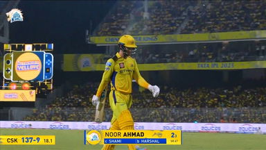 IPL 2025 M43: CSK vs SRH - Noor Ahmad Wicket