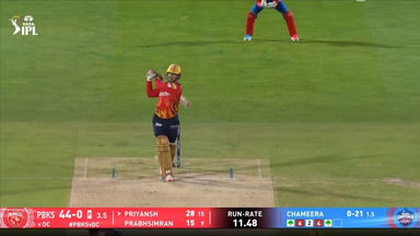 IPL 2025 M58: PBKS vs DC - Priyansh Arya Six