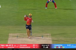 IPL 2025 M58: PBKS vs DC - Priyansh Arya Six