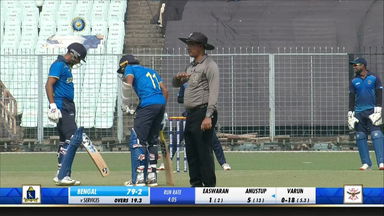 Anustup Majumdar's brisk 58 (61) against Services