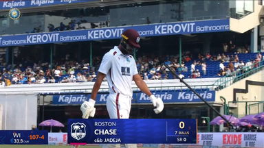 IND vs WI 2025, 2nd Test: Roston Chase Wicket