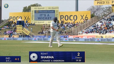IND vs ENG 2024, 4TH Test: Rohit Sharma Wicket