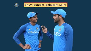 Of dream debut and tattoos, Saini unplugged with Bhuvneshwar Kumar
