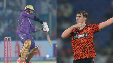 Blazing start! Narine goes BIG vs Cummins