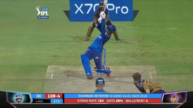 Q2: KKR vs DC – Shimron Hetmyer Six