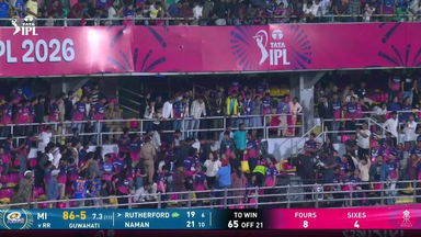 IPL 2026 M13: RR vs MI - Sherfane Rutherford Six