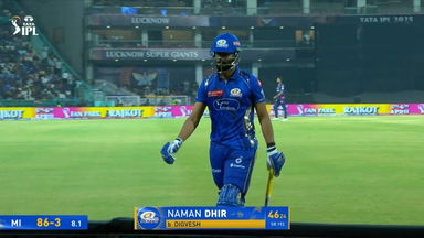IPL 2025 M16: LSG vs MI - Naman Dhir Wicket
