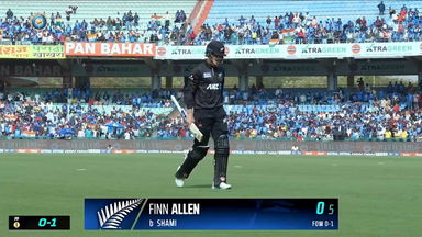 IND vs  NZ 2023, 2ND ODI: Finn Allen  Wicket