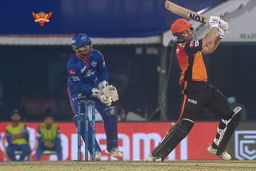 M20: SRH vs DC – Jonny Bairstow Six