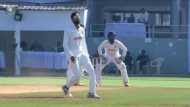 Ranji Trophy 2025, Baroda vs J & K: Krunal Pandya's excellent spell of 3/71