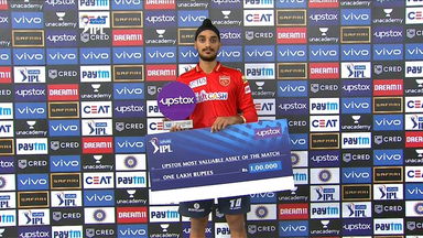 M32: PBKS vs RR  – Upstox most valuable Asset of the match –  Arshdeep Singh