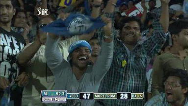 Match 9 DC vs MI – Pollard's 3rd Six
