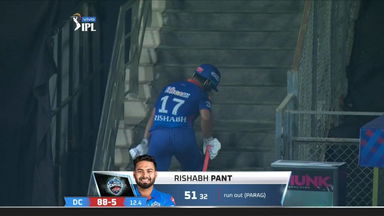 M07: RR vs DC – Rishabh Pant Wicket