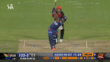 M58: SRH vs LSG –  Nicholas Pooran  Six