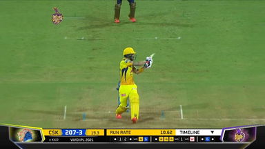 M15: KKR vs CSK – Faf du Plessis Six