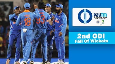 IND vs AUS 2019, 2nd ODI: Fall of wickets