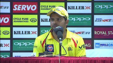 CLT20 2014 M8: DOL vs CSK  –   Press Conference – Suresh Raina