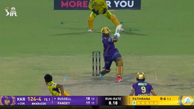 IPL 2025 M57: KKR vs CSK - Andre Russell Six