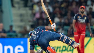 Reach it if you can: Rishabh Pant's mini somersault inside the crease