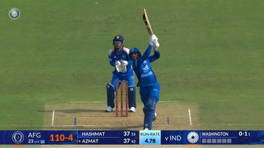 IND vs AFG 2026, 3rd ODI: Azmatullah Omarzai Six