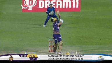 M32: MI vs KKR – Pat Cummins Six