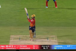 IPL 2025 M58: PBKS vs DC - Priyansh Arya Six