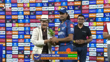 IPL 2025 M13: LSG vs PBKS - TATA IPL Green Dot Balls of the Match - Digvesh Singh