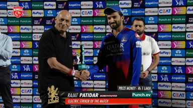 M58: PBKS vs RCB – Punch.ev Electric Striker of the Match – Rajat Patidar