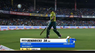IND vs SA 2019, 3rd T20I: Reeza Hendricks Wicket