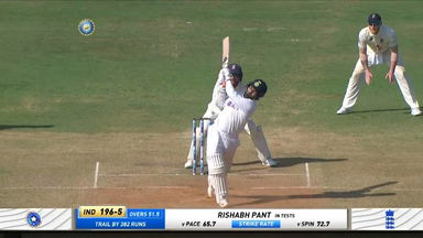 IND vs ENG 2021, 1st Test, Day 3: Rishabh Pant Six