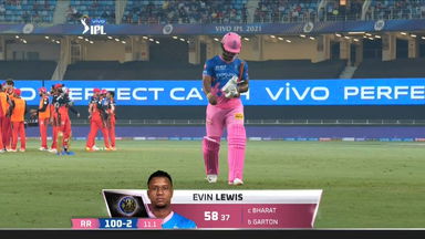 M43: RR vs RCB – Evin Lewis Wicket