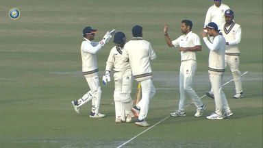 Ranji Trophy 2023/24, Uttar Pradesh vs Bengal: Bengal 1st Innings Fall of Wickets