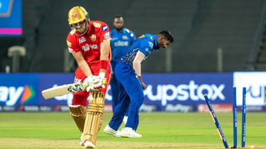 Jasprit Bumrah's perfect yorker to Liam Livingstone