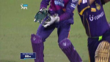 M45: KKR vs RPS – Yusuf Pathan Six