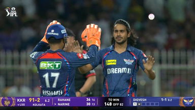 IPL 2025 M19: KKR vs LSG - Sunil Narine Wicket