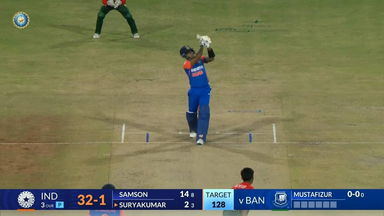 IND vs BAN 2024, 1st T20I: Suryakumar Yadav Six