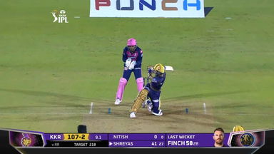 M30: RR vs KKR – Shreyas Iyer Six
