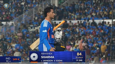 IND vs NZ 2026, 1st T20I: Abhishek Sharma Wicket