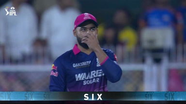 IPL 2026 M13: RR vs MI - Ryan Rickelton Six