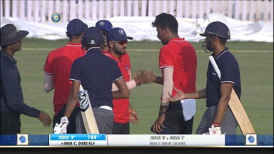 Deodhar Trophy 2019-20, IND B vs IND C: Match Highlights