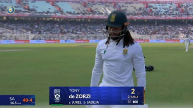 IND vs SA 2025, 1st Test: Tony De Zorzi Wicket