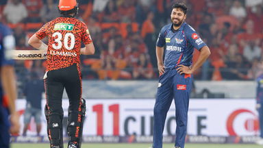 Strong reply! Avesh wins the battle vs Cummins