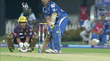M33: KKR vs MI – Sachin Tendulkar Wicket