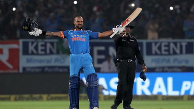 Shikhar Dhawan's match-winning 100*