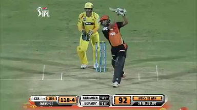 M4: CSK vs SRH – Ravi Bopara Six