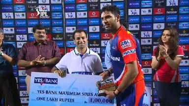 M10: KXIP vs DD – Yes Bank Maximum Sixes