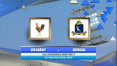 Syed Mushtaq Ali Trophy 2018-19: Gujarat vs Bengal - Highlights